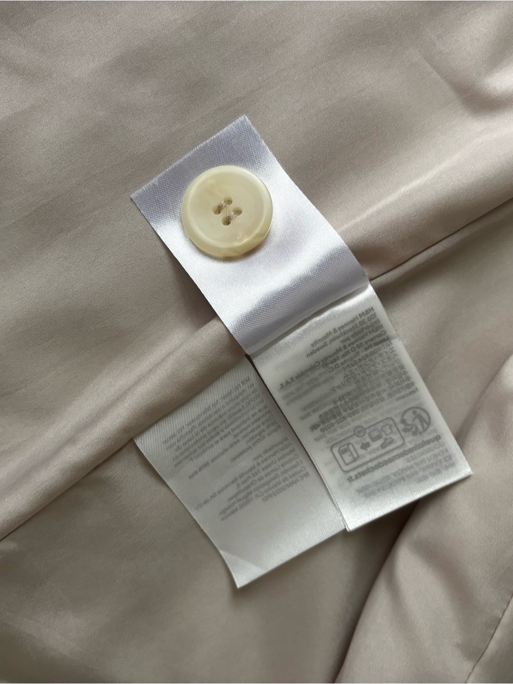 H&M Light Beige Oversized Linen-Blend Blazer - Picture 6 of 13